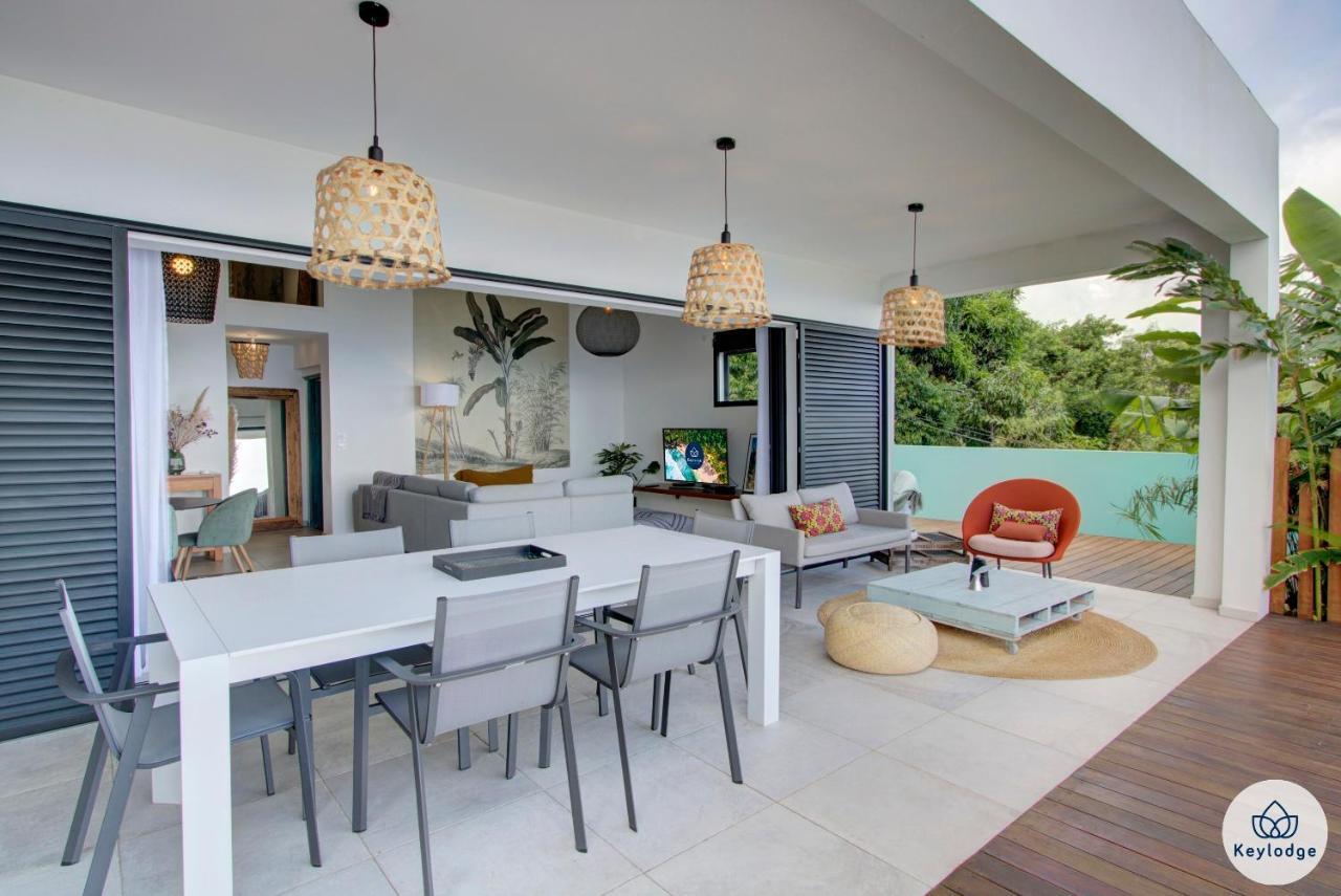 Villa Paloma 4 Etoiles Avec Piscine Et Vue Exceptionnelle Sur L'Ocean A Saint-Leu Exterior foto